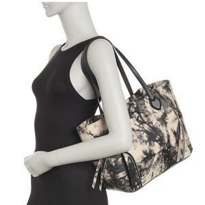 Aimee Kestenberg Tie Dye Printed Leather Chelsea Tote Bag